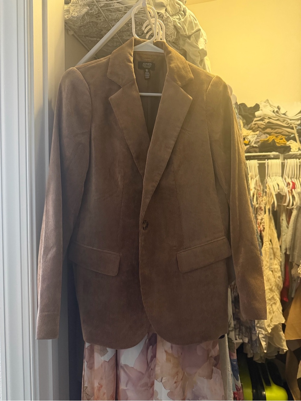 Jones New York Women’s Corduroy Sport Coat - Brown